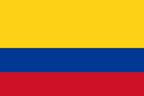 Colombia National Flag, Original(Basic) type 2D image