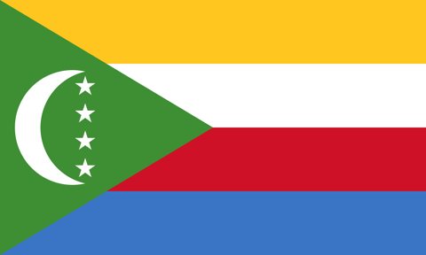 Comoros National Flag, Original(Basic) type 2D image