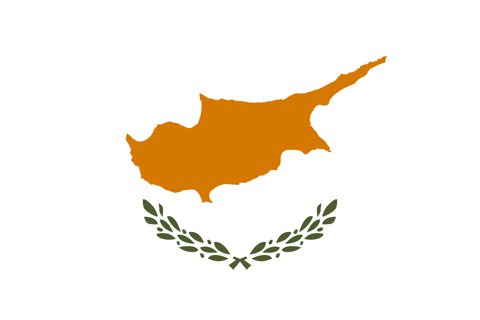 Cyprus National Flag, Original(Basic) type 2D image