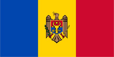 Moldova National Flag, Original(Basic) type 2D image