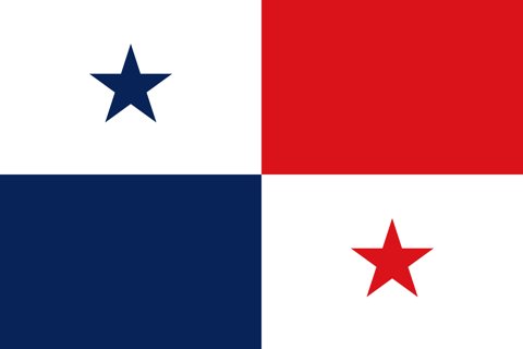 Panama National Flag, Original(Basic) type 2D image