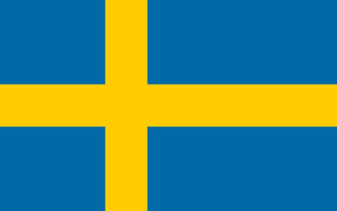 Sweden National Flag, Original(Basic) type 2D image