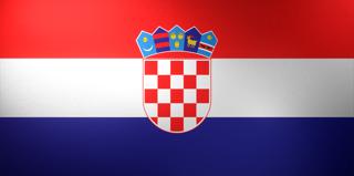 Croatia National Flag, Basical ratio National Flag with texture and shadow