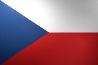 Czech National Flag, Basical ratio National Flag with texture and shadow