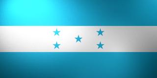 Honduras National Flag, Basical ratio National Flag with texture and shadow