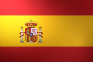 Spain National Flag, Basical ratio National Flag with texture and shadow