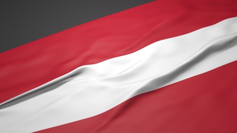 Austria National Flag, A slanted national flag on a desk