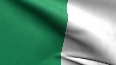 Ireland National Flag, Zoomed in waving flag