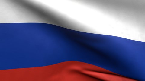 ロシア国旗, 拡大したはためいている国旗