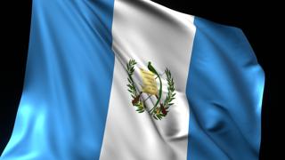 Guatemala National Flag, National flag magnified on black background